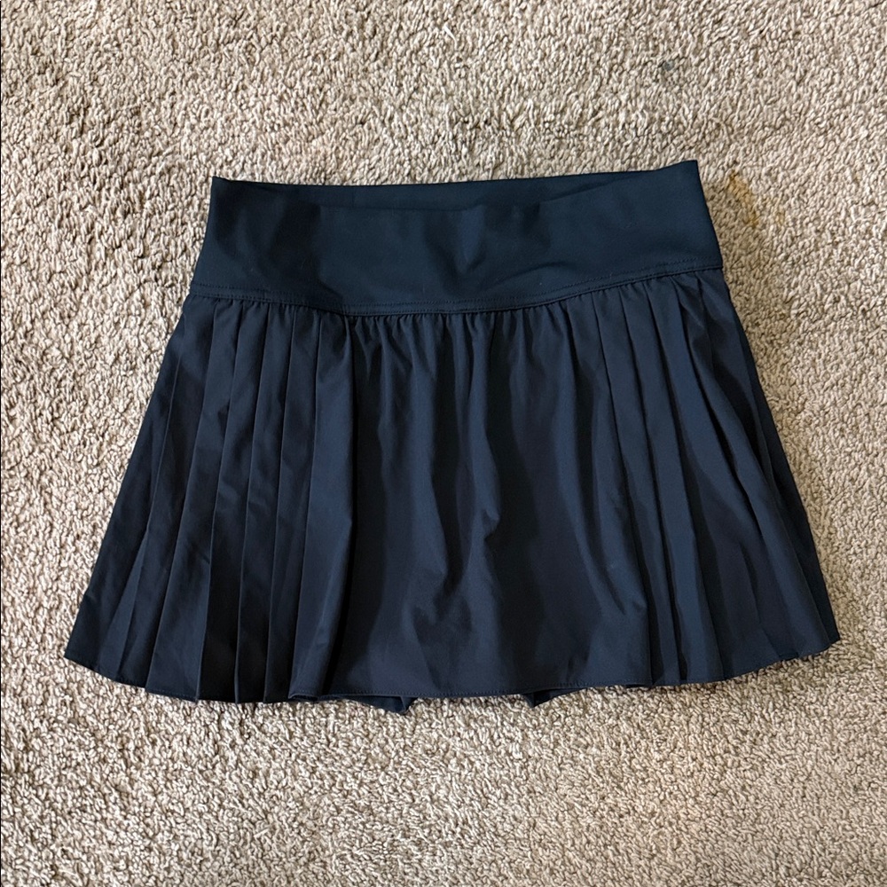 Zella Black Pleated Athletic Skirt
